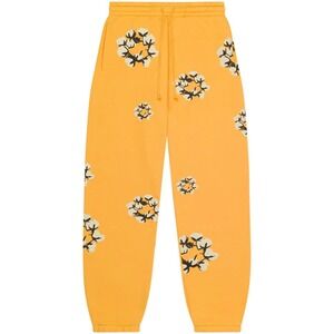 Denim Tears Cactus Wreath Sweatpants Yellow Medium New With Tags